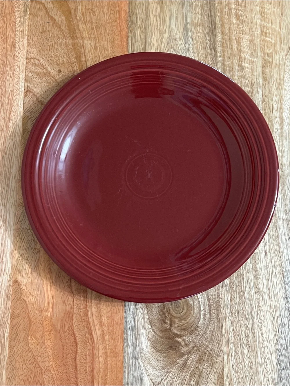 Homer Laughlin Fiesta Claret dinner plate 10.5”